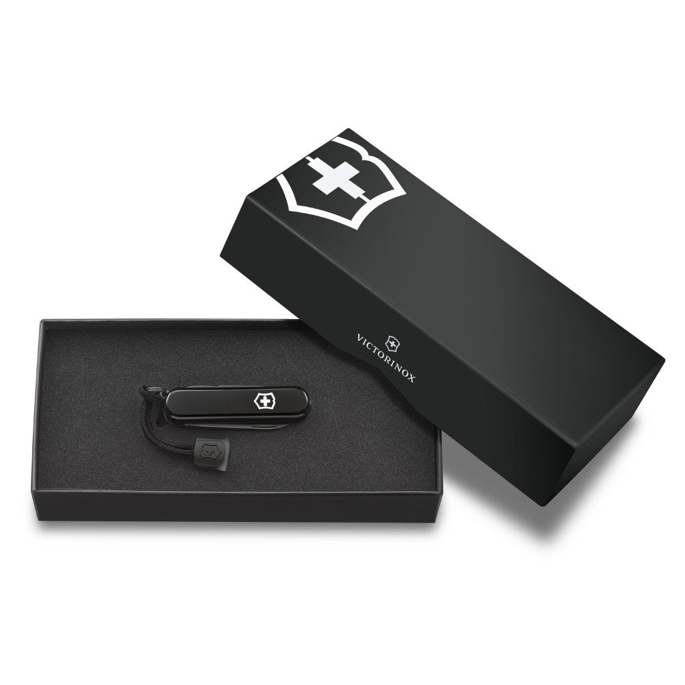 Onyx Black Signature Lite Swiss Army Knife by Victorinox in Presentation Box