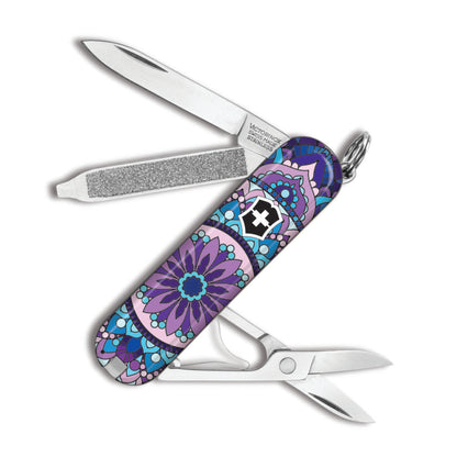 Purple Mandala Classic SD Exclusive Swiss Army Knife at Swiss Knife Shop