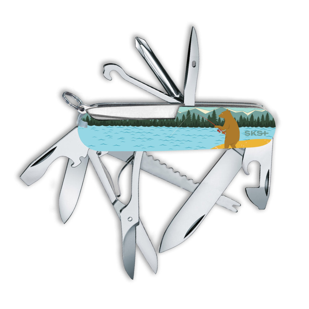 Victorinox Beary Good Catch Fisherman Designer Swiss Army Knife at