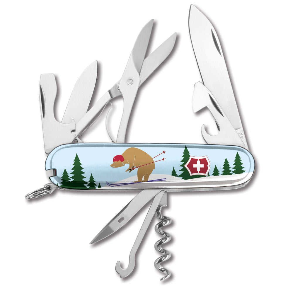 Black Diamond Skiing Bear Climber Exclusive Swiss Army Knife at Swiss Knife Shop