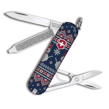 Snowman Christmas Sweater Classic SD Exclusive Swiss Army Knife at Swiss Knife Shop