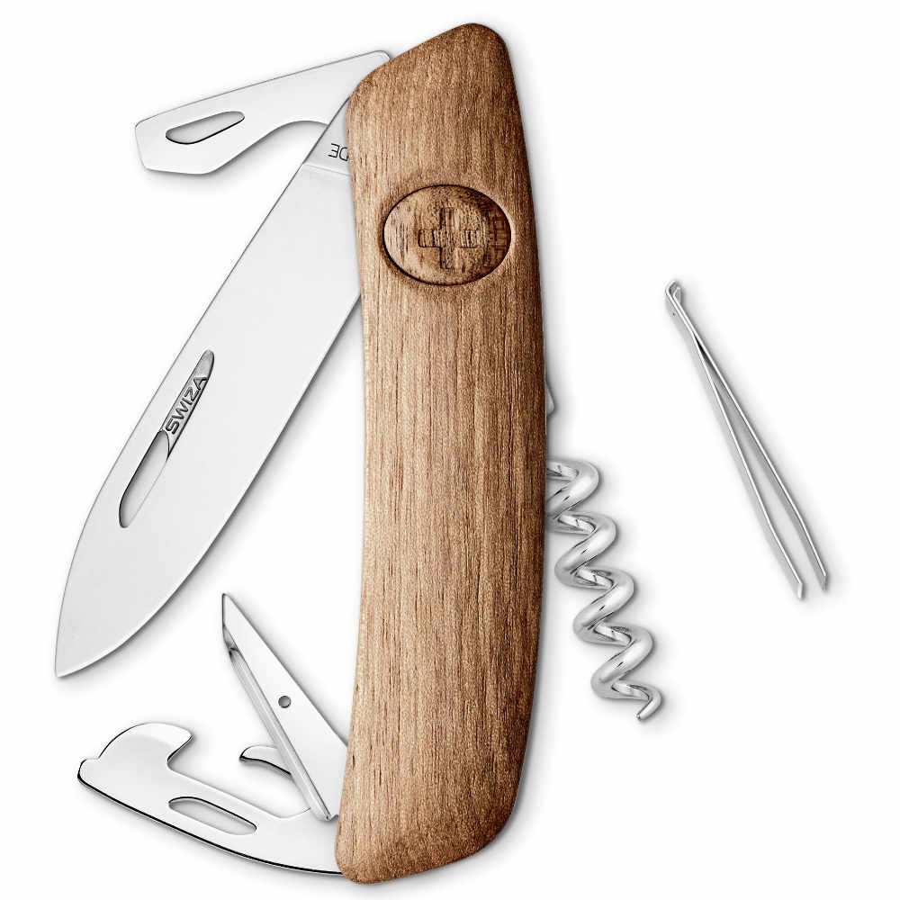 Swiza D03 Walnut Swiss Pocket Knife at Swiss Knife Shop