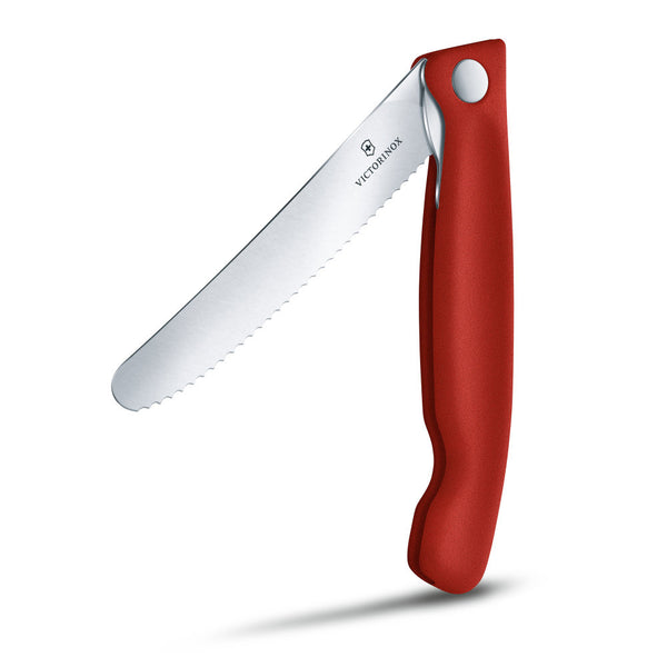 Victorinox 3-1/4 Serrated Paring Knife Red Handle – Alaska Butcher  Equipment & Supply