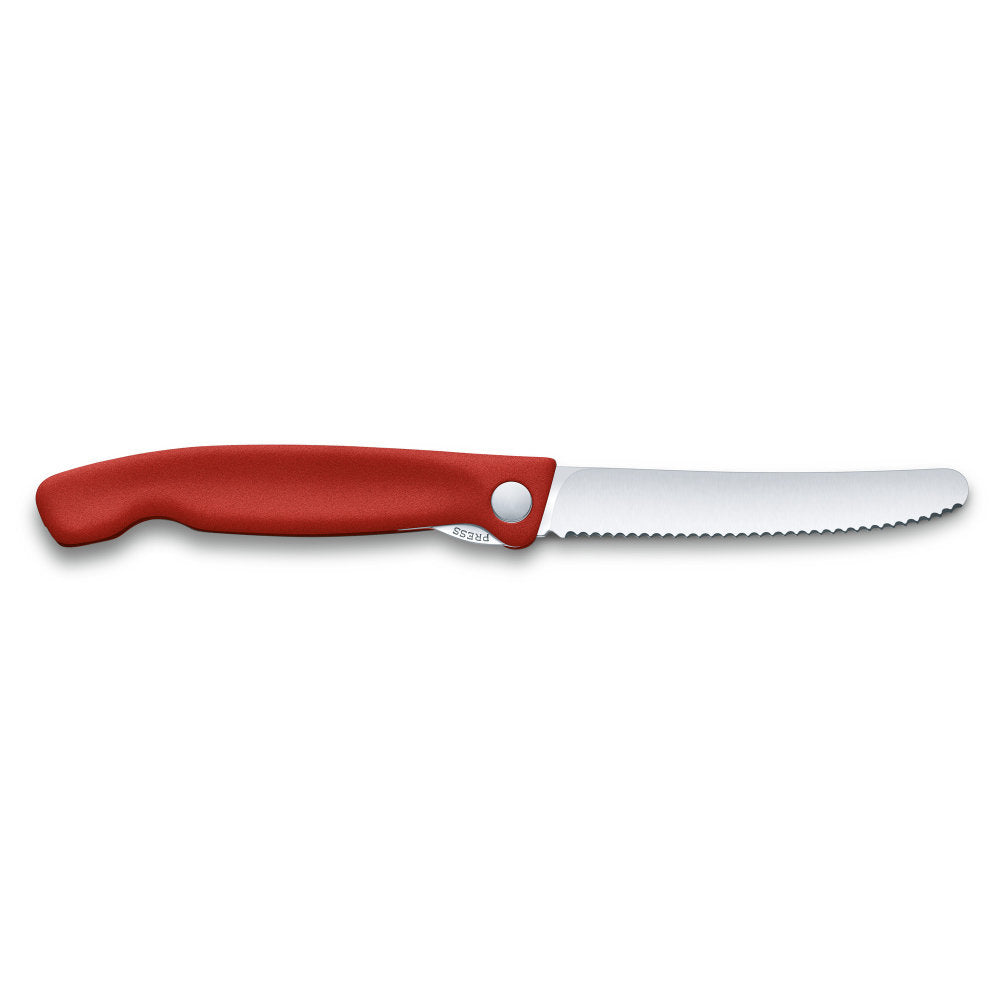 Victorinox 3.25 Small Paring Knife: Serrated – Spear Point – Swiss Classic  Handle - Blue 