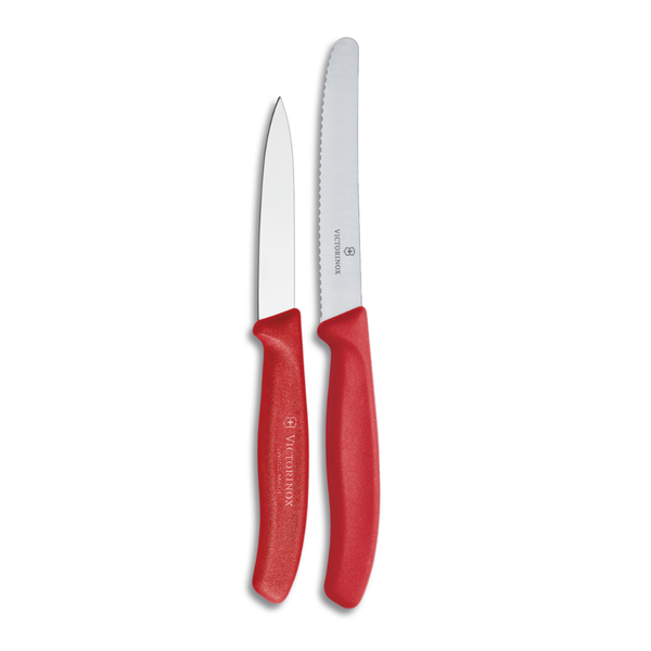 Victorinox Swiss Classic 3.25 Serrated Paring Knife (Red)