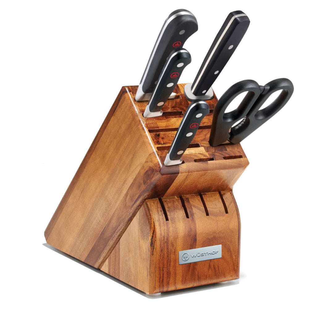 Wusthof Classic 6-Piece Starter Knife Block Set at Swiss Knife Shop