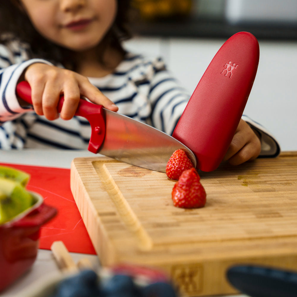 Twinny Cuchillo de Chef para Niños Rojo – Urban Palate - Papille Urbaine