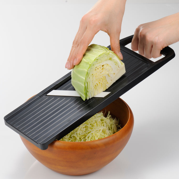 Kyocera Wide Adjustable Mandoline Slicer, Black