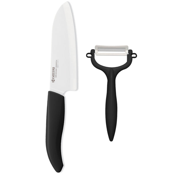 Kyocera Black Ceramic Double Edged Slicer