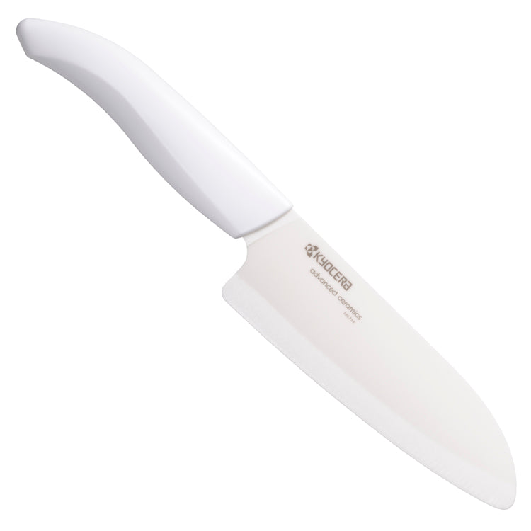 Kyocera 5in Ceramic Utility Knife, wood handle - Ceramic Knives by Kyocera  (KC50)