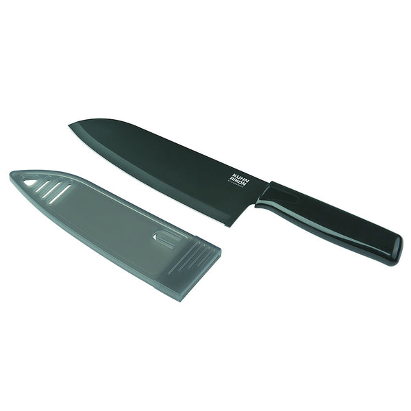 Studio Shot Kuhn Rikon Stainless Steel Chef's Kitchen Knife Swiss