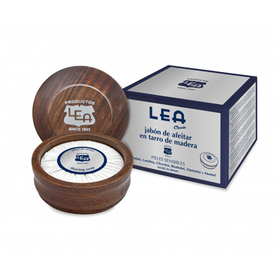 LEA Classic Shaving Soap in Wooden Bowl