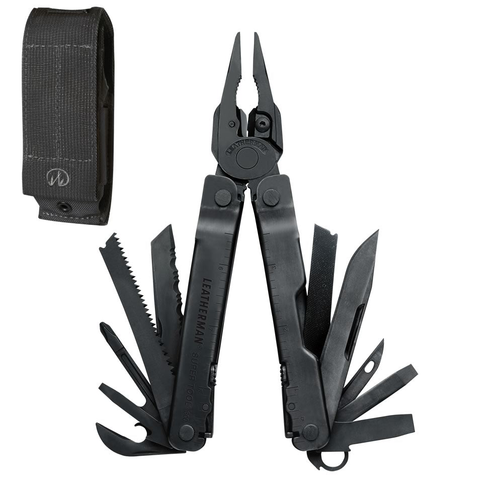 Leatherman Super Tool 300 Multi-Tool | Black Oxide w/ MOLLE Sheath