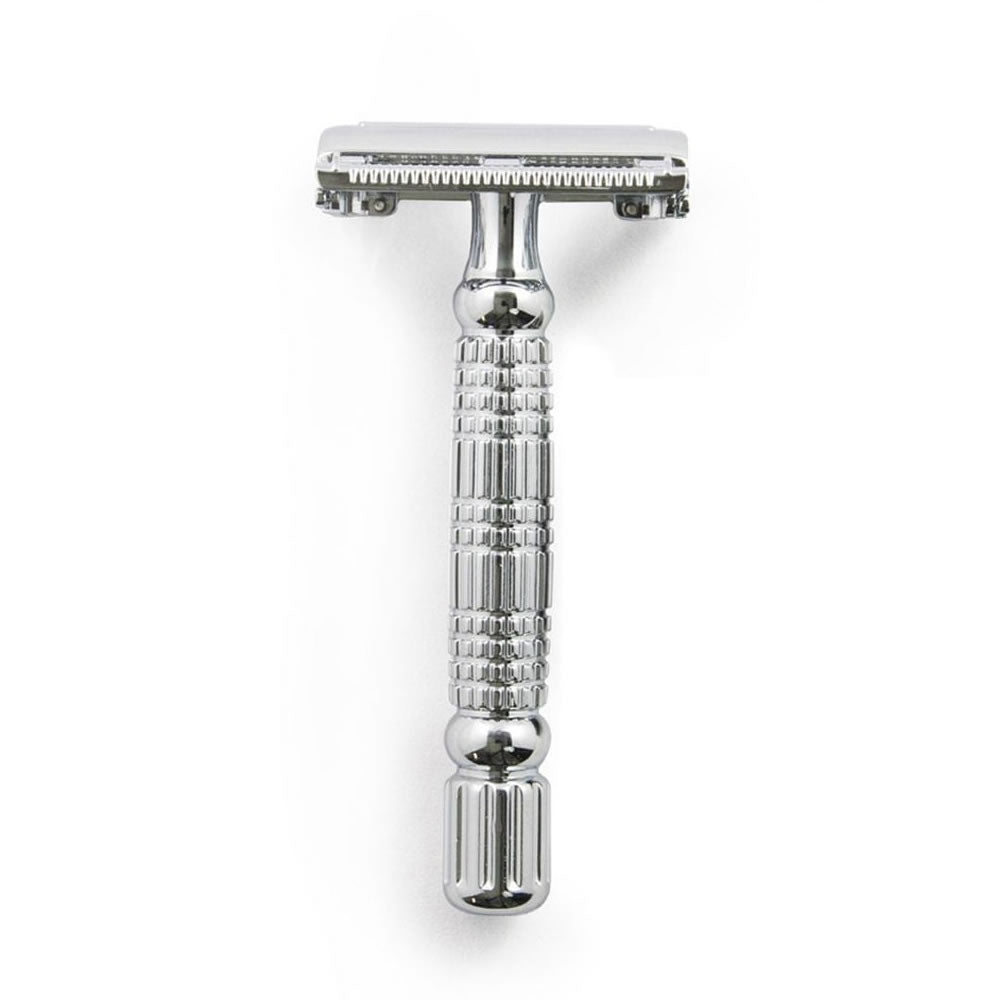 Rockwell R1 Rookie Safety Razor, White Chrome