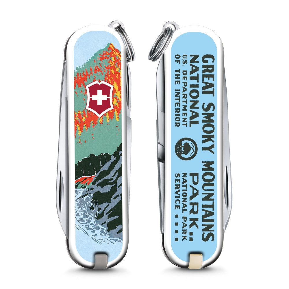 Victorinox Great Smoky Mountains National Park Poster Art Classic SD Swiss Army Knife