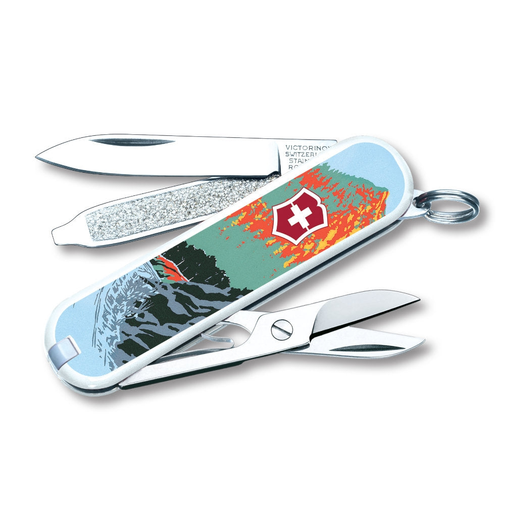 Victorinox Great Smoky Mountains National Park Poster Art Classic SD Swiss Army Knife