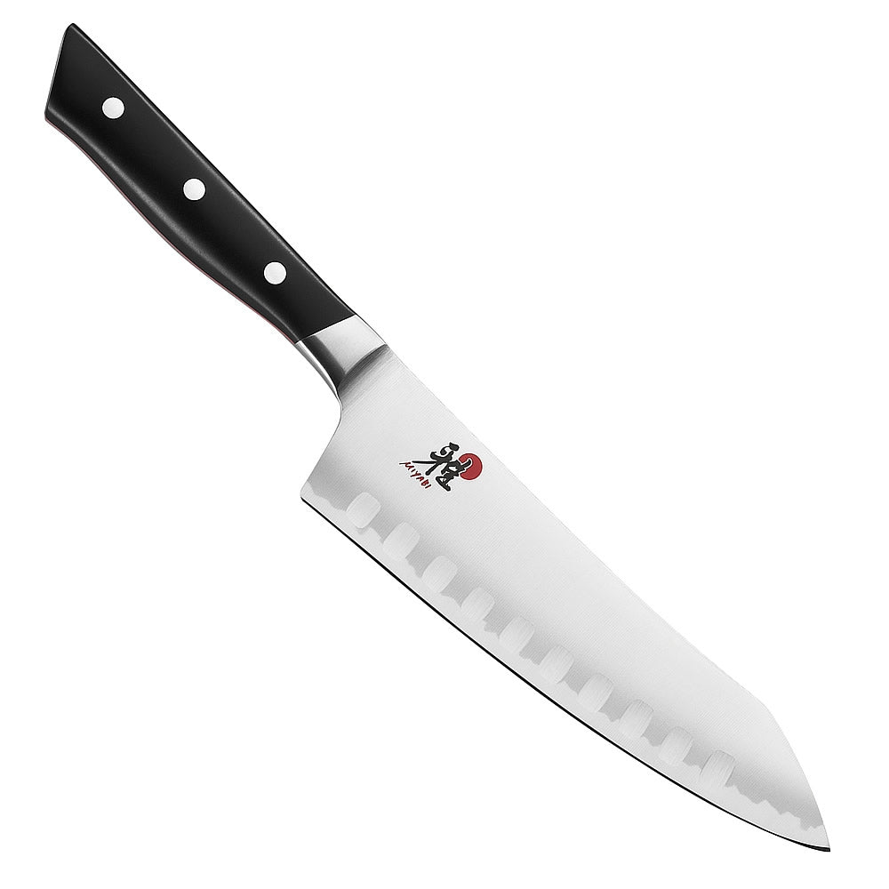 MIYABI Evolution 7" Hollow Edge Rocking Santoku Knife